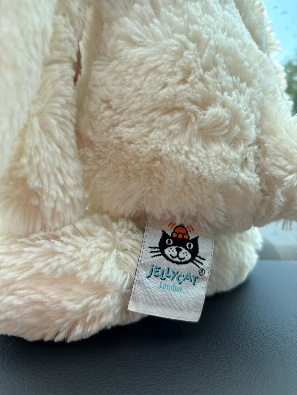 Jellycat Cream Floppy-Eared Bunny Plush - Picture 3 of 4